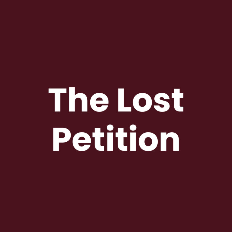 The Lost Petition at Her Place Museum